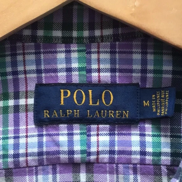Ralph Lauren woven cotton long sleeve button down (Classic Medium) - Picture 7 of 10